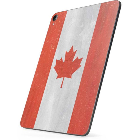 Canada Flag Distressed Apple iPad Pro Skin